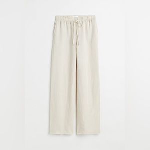 Linen blend pants